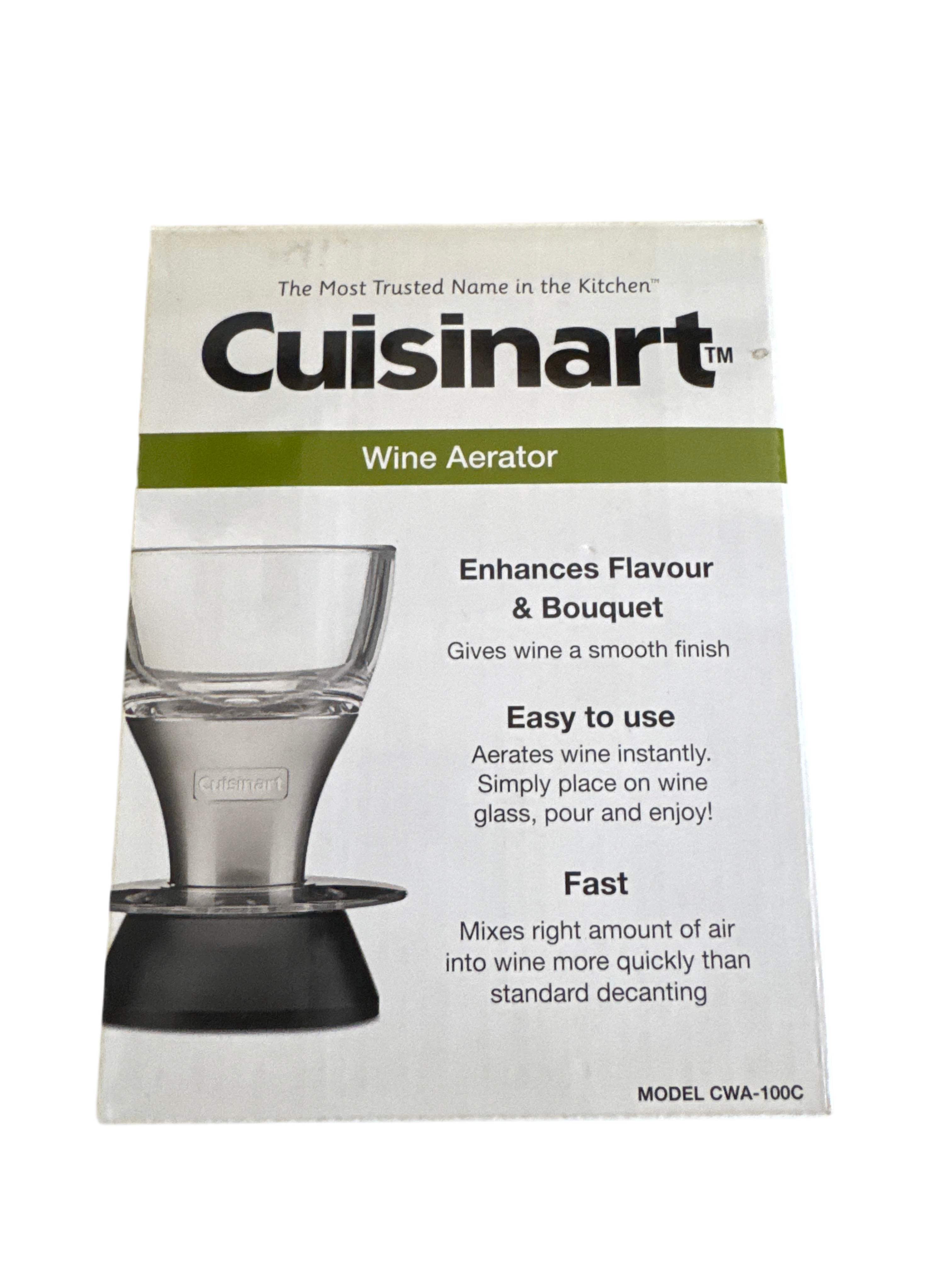 NEW CUISINART CWA-100C WINE AERATOR NEW 1YMW CWA100C ST-CU-SAWA-CWA100C