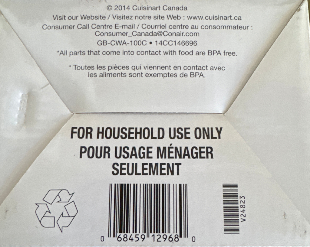NEW CUISINART CWA-100C WINE AERATOR NEW 1YMW CWA100C ST-CU-SAWA-CWA100C