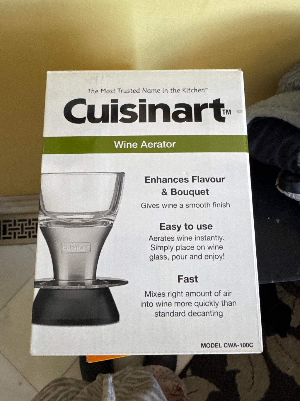 NEW CUISINART CWA-100C WINE AERATOR NEW 1YMW CWA100C ST-CU-SAWA-CWA100C