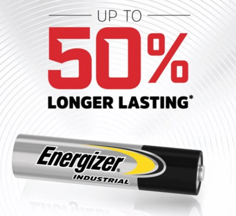 ENERGIZER AAA-4 INDUSTRIAL BATTERY (𝐂𝐀𝐒𝐄 𝐎𝐅 𝟔) [EXP: 2034] SOLD BY INNER CASE