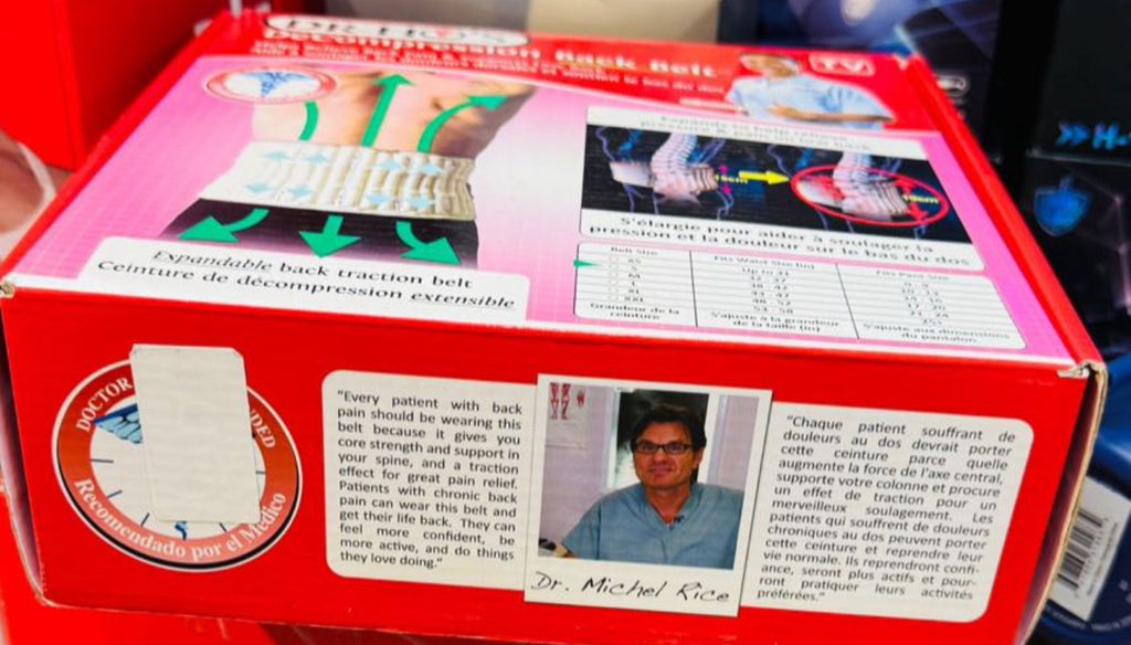 New DR-HO’S 2-in-1 Decompression Back Belt, a medical device.