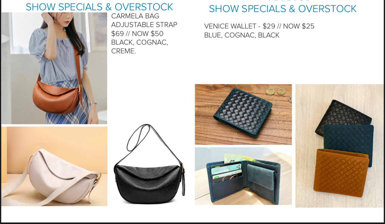 Branded high quality Genuine Leather handbags and belts Made in Canada