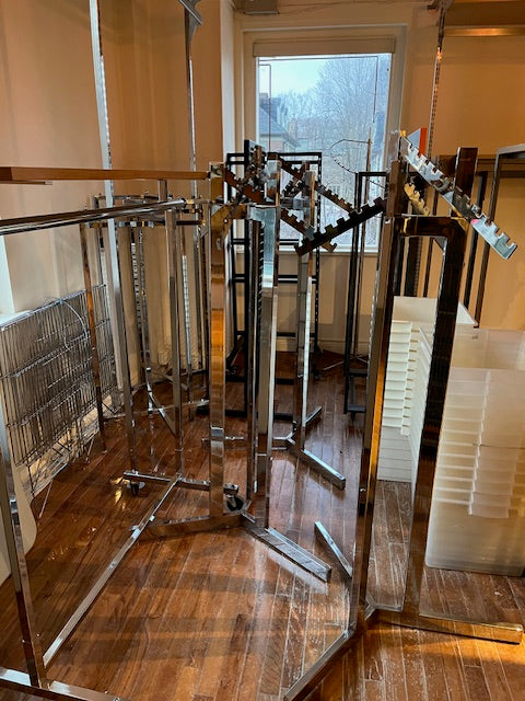 Almost new Shelving, Racking, Fixtures, Slatwall hooks - TAKE ALL