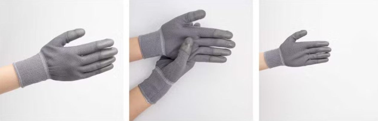 Lady White Anti-Slip Sterile Safety Gloves – Non-Static B2B Manufacturing Supply