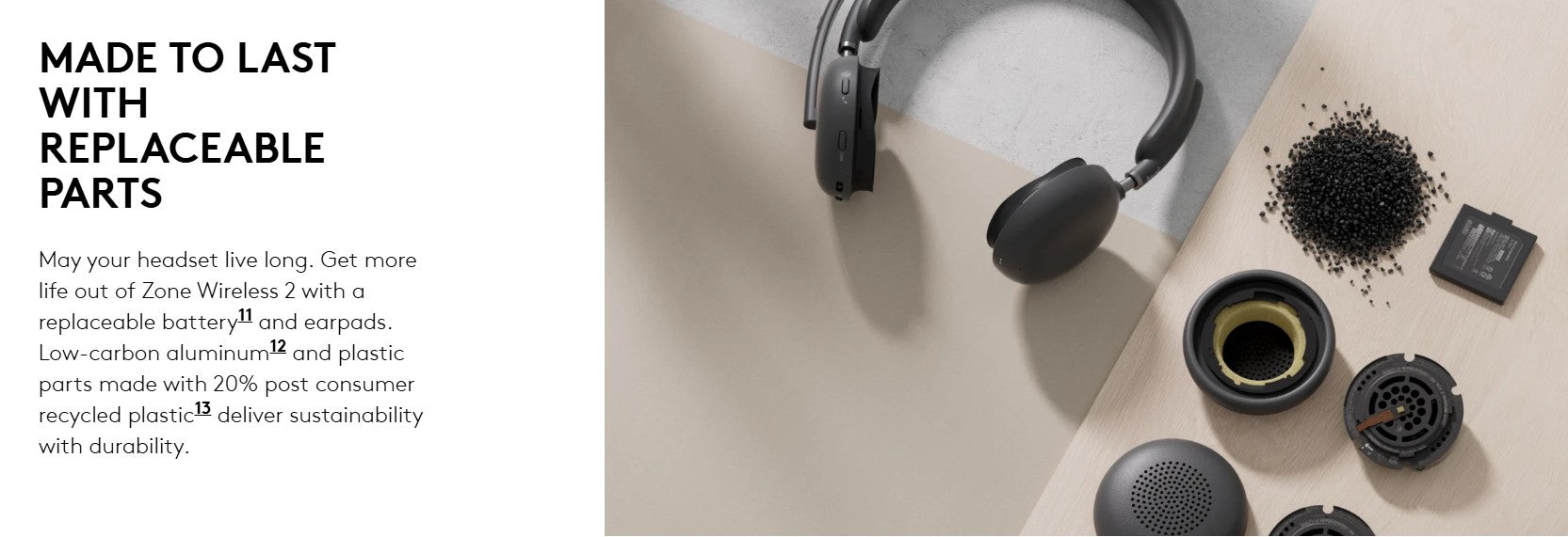 Zone Wireless 2 ES for Business -AI-powered headset for two-way noise-free calls