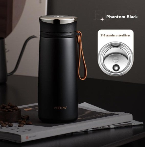 Vanow Smart Insulation Cup – Large Capacity Stainless Steel Inner Pot, Temperature Display