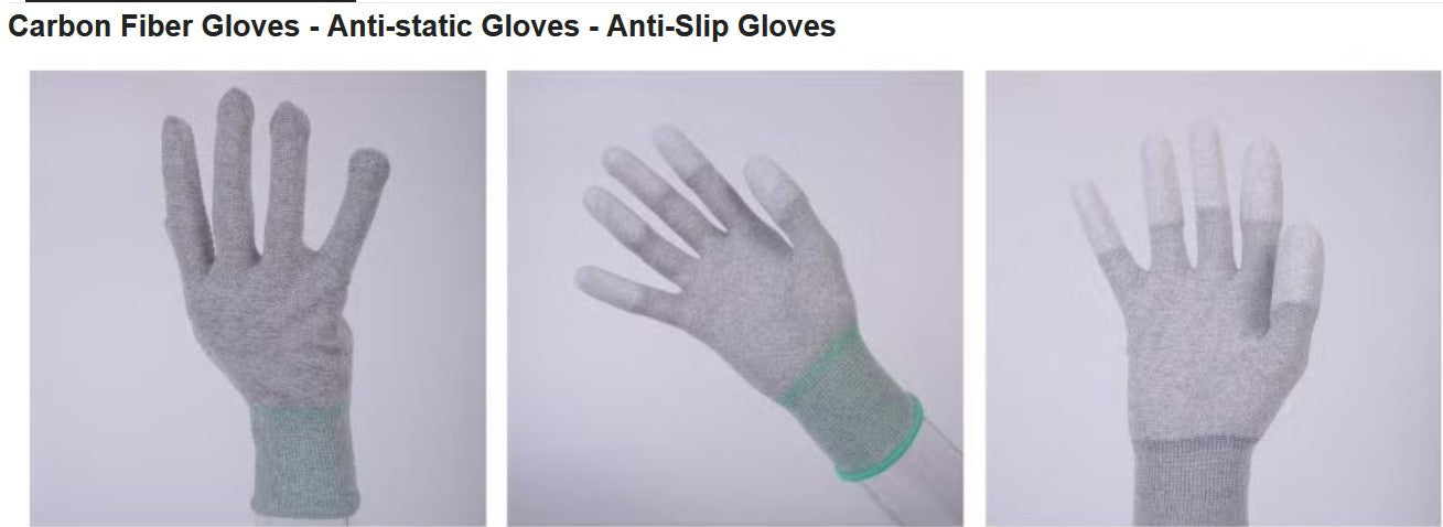 Lady White Anti-Slip Sterile Safety Gloves – Non-Static B2B Manufacturing Supply