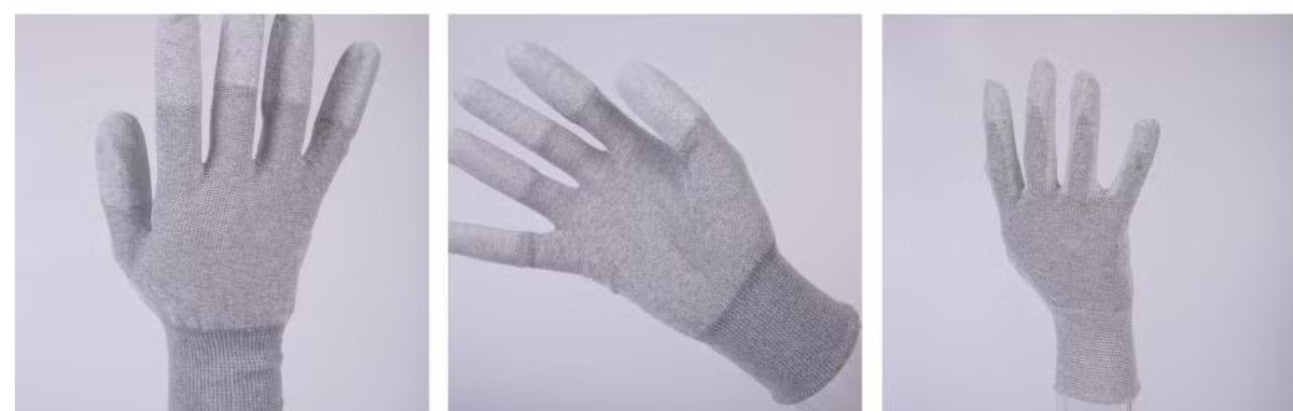 Lady White Anti-Slip Sterile Safety Gloves – Non-Static B2B Manufacturing Supply