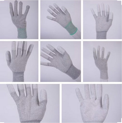 Mens PPE Carbon Fiber Anti-Static Lab Protective Gloves – Bulk B2B Safety Supply