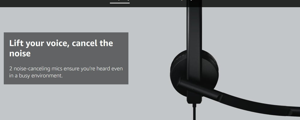 Logitech H570e USB Headset with Microphone for PC and Mac, USB-C Wired Headset with Stereo Sound, Noise-Canceling Mics and Inline Controls, Certified for Microsoft Teams, Black