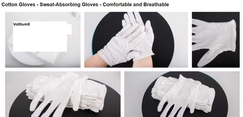 Lady White Anti-Slip Sterile Safety Gloves – Non-Static B2B Manufacturing Supply