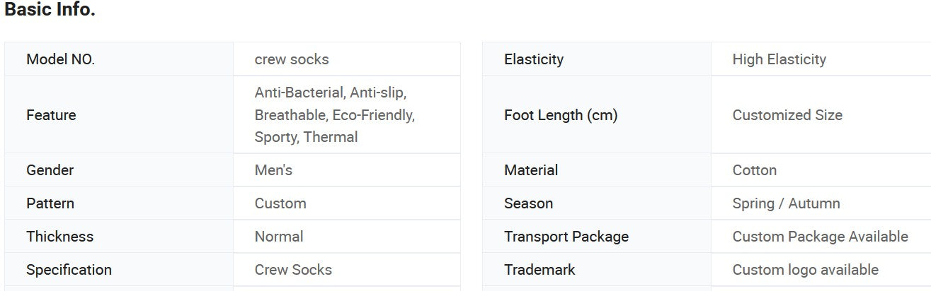 Wholesale High Quality Compression Moisture-Wicking Cotton Disposable Travel Sports Crew Socks Custom Men Sock