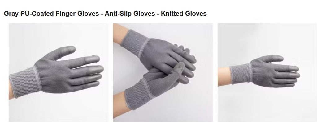 Lady White Anti-Slip Sterile Safety Gloves – Non-Static B2B Manufacturing Supply