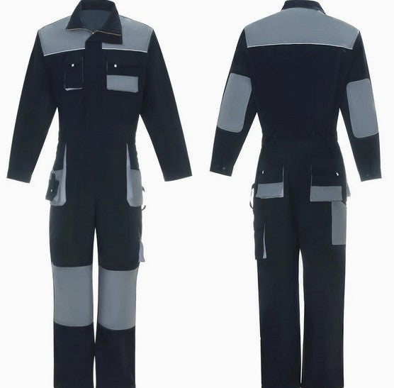 Men’s Industrial Work Coverall Uniform | Chemical, Oil & Gas Safety Workwear | OEM & ODM Supplier | Cotton/Polyester | Reflective & Multi-Pocket Options