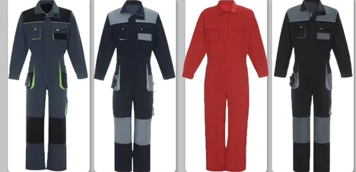 Men’s Industrial Work Coverall Uniform | Chemical, Oil & Gas Safety Workwear | OEM & ODM Supplier | Cotton/Polyester | Reflective & Multi-Pocket Options
