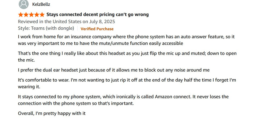 Logitech Zone 305 for Business, Wireless Bluetooth Headset with Microphone, for Microsoft Teams, Compatible with Windows, Mac, Chrome, Linux, iOS, iPadOS, Android
