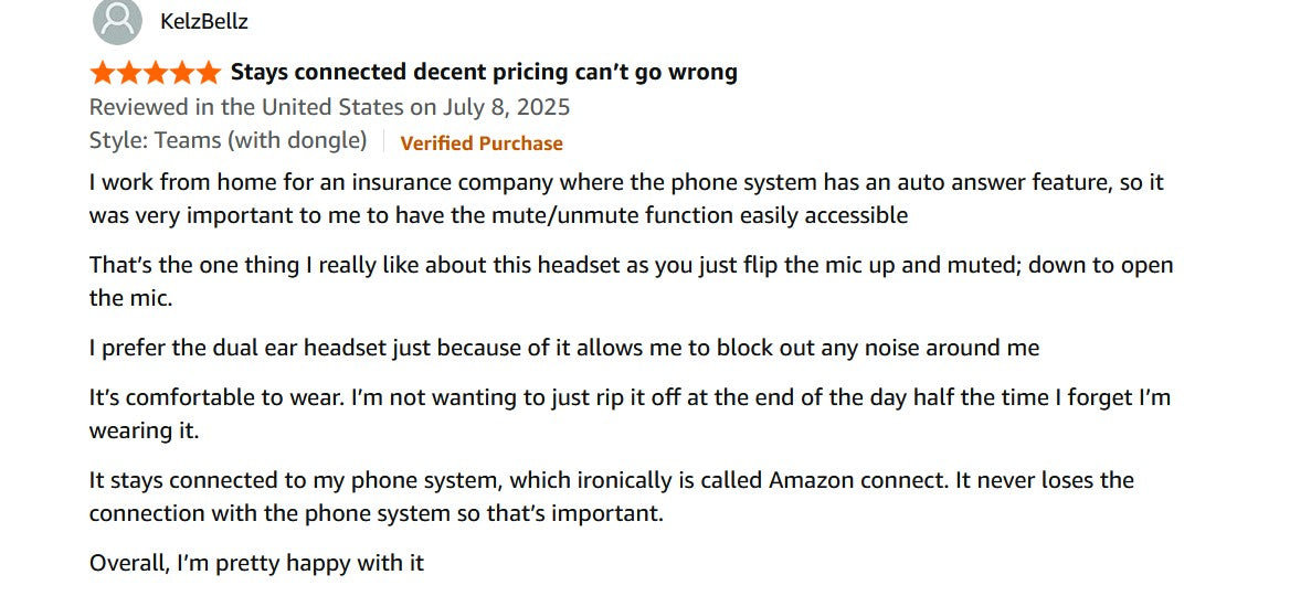 Logitech Zone 305 for Business, Wireless Bluetooth Headset with Microphone, for Microsoft Teams, Compatible with Windows, Mac, Chrome, Linux, iOS, iPadOS, Android