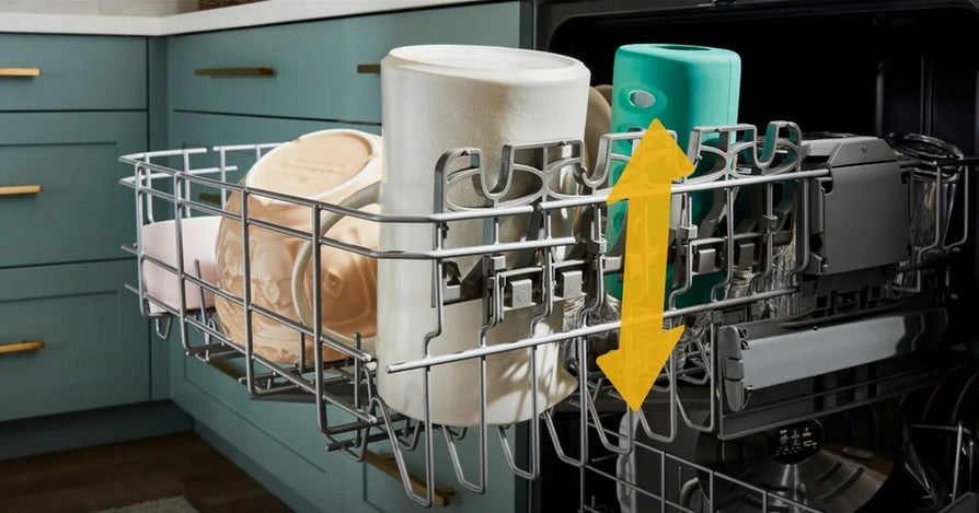 Whirlpool Quiet Dishwasher with Adjustable Upper Rack - WDP560HAMZ